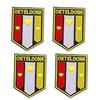 10pcs Wholesale Netherland Carnival Oeteldonk Emblem Patch Embroidered Patches For Clothes Iron On Patches For Clothing Sew 