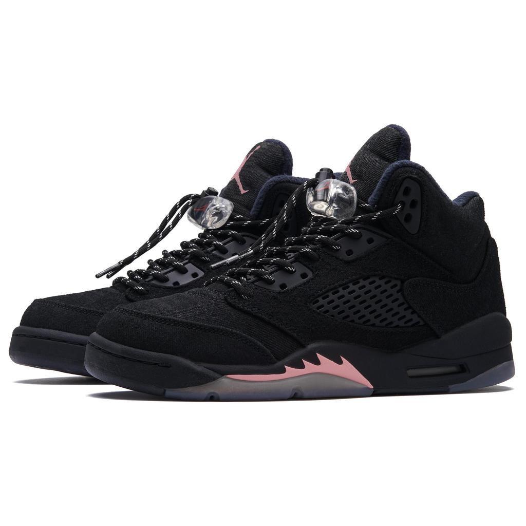 Jordan Air Jordan 5 Paris Night 2.0 Mittelhohe Vintage Basketballschuhe Damen Schwarz FD4814-008(Team645-2.0)