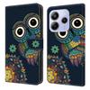 For Xiaomi Redmi Note 14 4G (164.84mm) Wallet Case Pattern Printing PU Leather Flip Stand Phone Cover