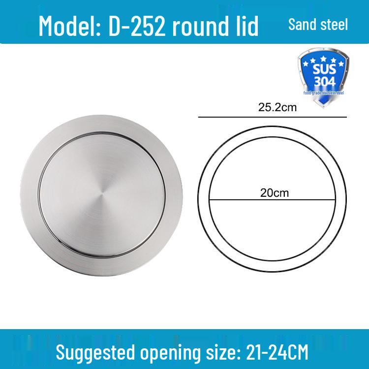 Runder versenkbarer Mülleimer mit Schwingdeckel für die Arbeitsplatte