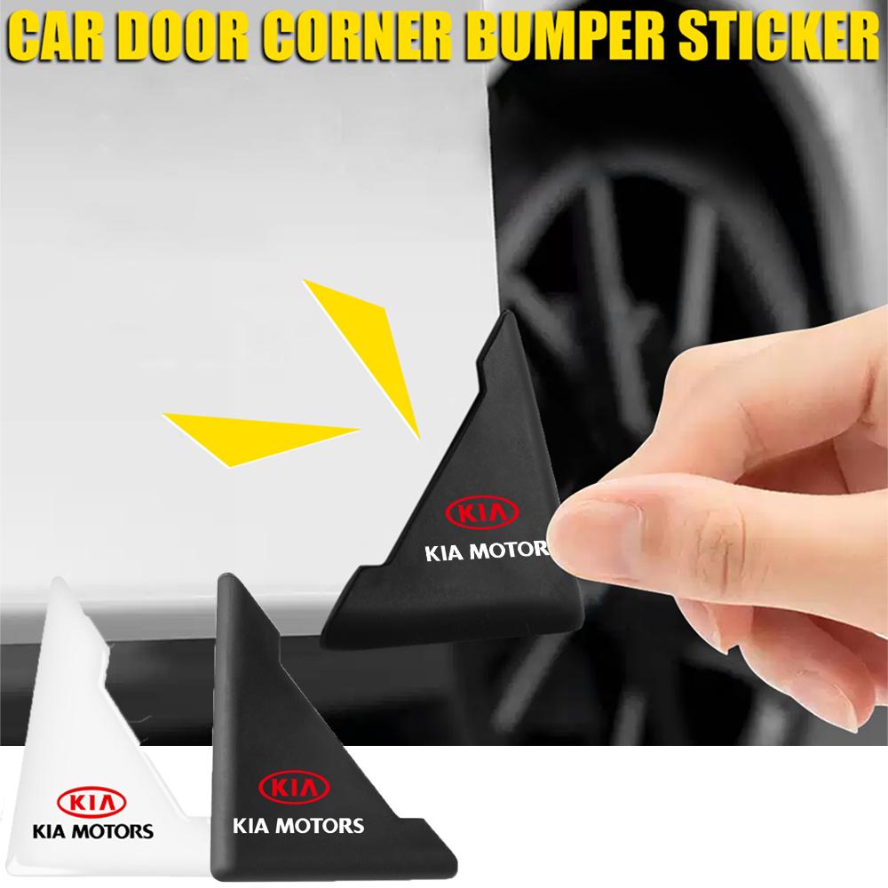 Car Logo Door Corner Collision Anti-scratch Protection For KIA Rio Ceed Sportage Cerato Soul Sorento Picanto Optima K2 K3 K4 K5KP3