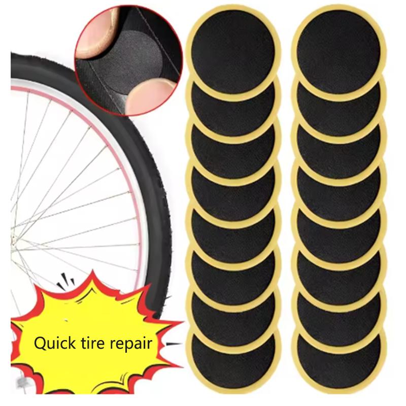 Self Adhesive Bicycle Tire Repair Patches No Glue Required Portable Tyre Patch Kit Cycling Inner Tube Repair Accessories