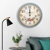 Clocks, Living Room, Household, Industrial, Creative, Fashionable Wall Clocks, Silent Punch-free Quartz Clocks, Retro Hong Kong Style Bedroom Clocks