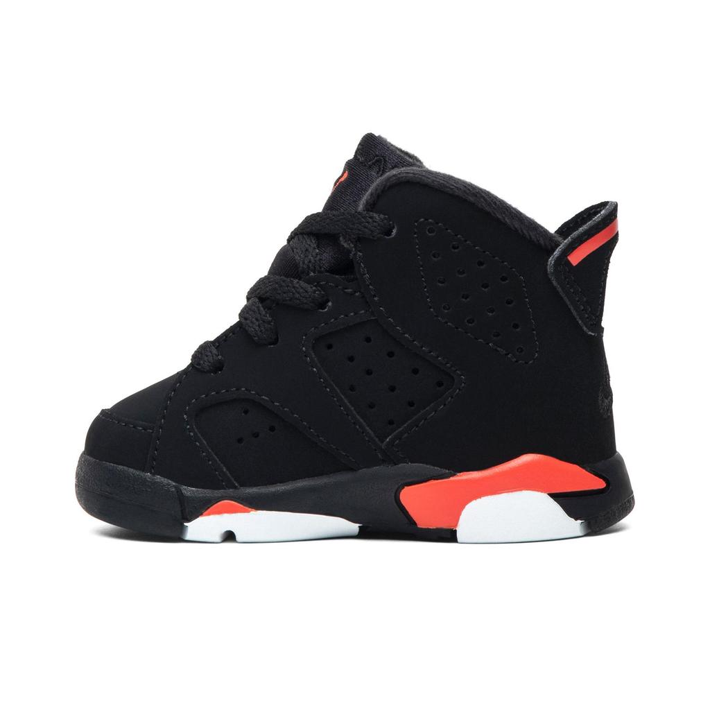 Air Jordan 6 Retro Kleinkind 'Infrared' 2019 (Unisex) Schwarze / Infrarote Kleinkindschuhe 384667 060