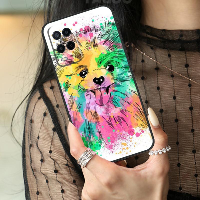 

Pomeranian Dog Case For Oppo A16 A76 A96 A17 A18 A60 A80 A40 A38 A58 A78 A98 A94 A74 A54 A15 A57 A77 A5 Pro OPPO A54 5G