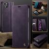 For iPhone 15 Plus Case CASEME 033 Series RFID Blocking Wallet Stand Calf Texture Leather Phone Cover
