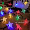 Outdoor LED Solar Crystal Ball String Lights - Waterproof Decorative Lights for Camping and Tents