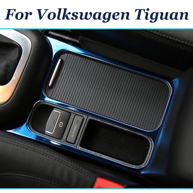 1 peça Adesivos de Acabamento do Painel do Porta-copos de Água de Aço Inoxidável Para Acessórios Volkswagen Tiguan VW Tiguan 2010 2011 2012 2013 2014 2015 2016