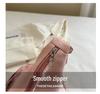 2024 Trendy Korean Style Large Capacity Solid Color Women's Shoulder Tote Handbag