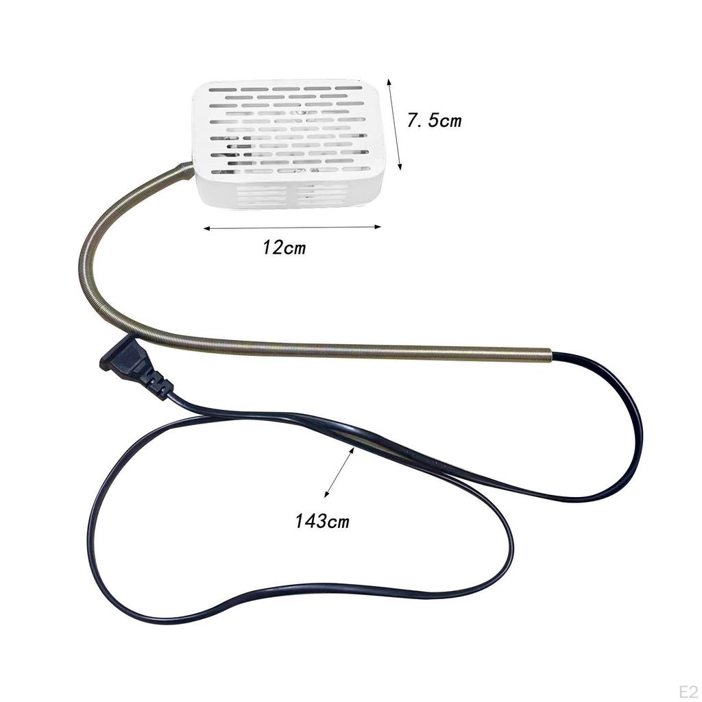 Bird Cage Heater Perch Stand Warmer for Snake Turtles Reptiles