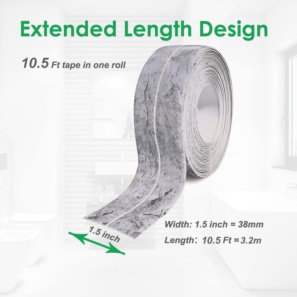 Taśma uszczelniająca do kuchni, pasek uszczelniający do łazienki, samoprzylepny uszczelniacz do płytek prysznicowych, domowa taśma uszczelniająca do wanny i blatu, odporna na pleśń