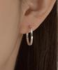 Wbl 925 Silver Creta One-Touch Hoop Earrings (4 Sizes)