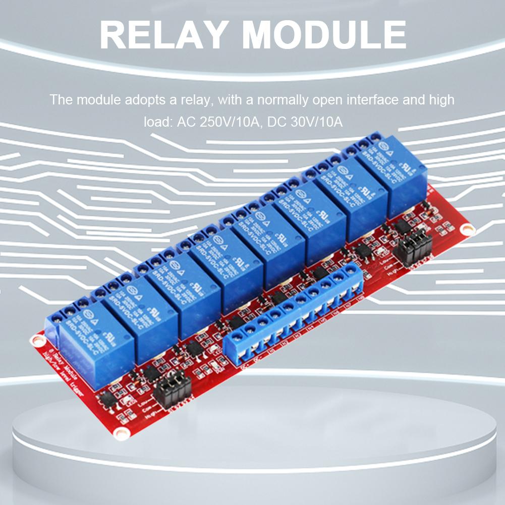 1/2/4/8 Channel Relay Switch Module Indicator Light 5V 12V 24V for Arduino