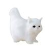 Plush Cat Craft Decor DIY Crafts Cat Miniature Decoration Collectible Cat Models Lightweight Portable for Home Garden Ornaments