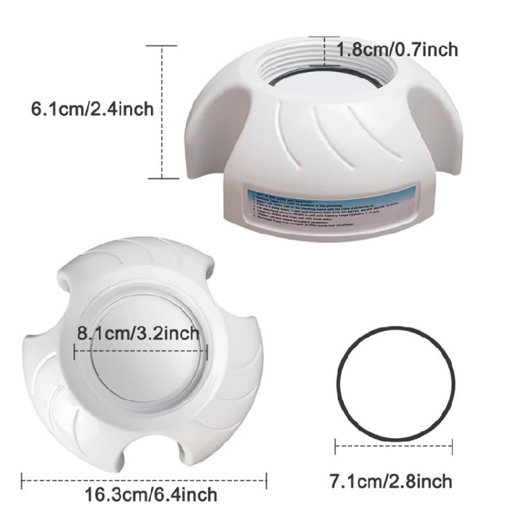 Pool Inlet NozzleSwimming Pool Cleaning Stand Hose Conversion Adapter Connection