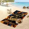 Scorpions Custom Beach Towel, Print Your Name Text Lightweight Absorbent Towel for Swimming Travel