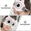2025 Cute Novelty Cartoon Animal Owl Sleeping Plush Eye Cover for Night Sleep
