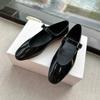 Su Yinyin same French girl~ pointed buckle with V-mouth Mary Jane flat single shoes women's versatile shallow mouth ballet shoes