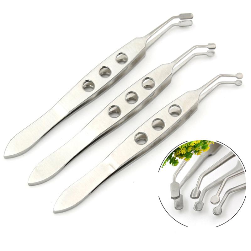 Meibomian Massage Tweezers Eye Surgery Clamp Gland Flap Eyelid Forceps Stainless Steel Titanium Alloy Eyelid Surgery Tool