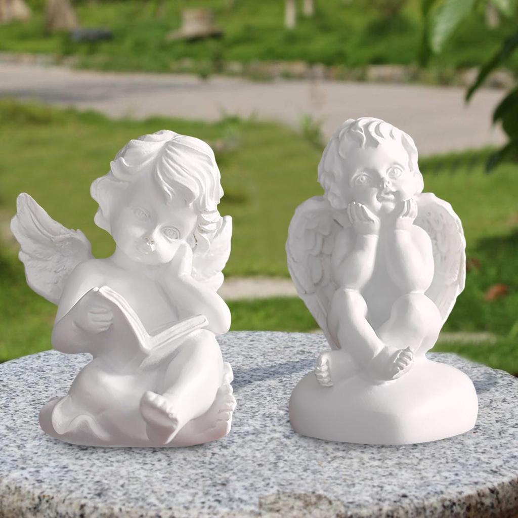 Praying Cherub Adorable Cherubs Angels Statues Figurine Indoor Outdoor Home