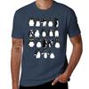 Pinguinarten T-Shirt T-Shirt Personalisiert Lustige T-Shirts Unisex Basic T-Shirt Tshirt