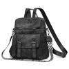Vintage Women's Backpack PU Dual-purpose Shoulder Bag Large Capacity Commuter Backpack