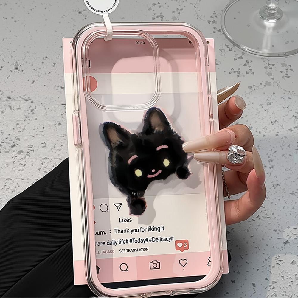 

Расписной чехол для телефона для iPhone 17 11 12 13 14 15 16 iPhone 17 12 13 14 15 16 Pro 17 12 13 14 15 16 Pro Max Высококачественный расписной милый чехол для телефона с животными iPhone 17 Pro розовый