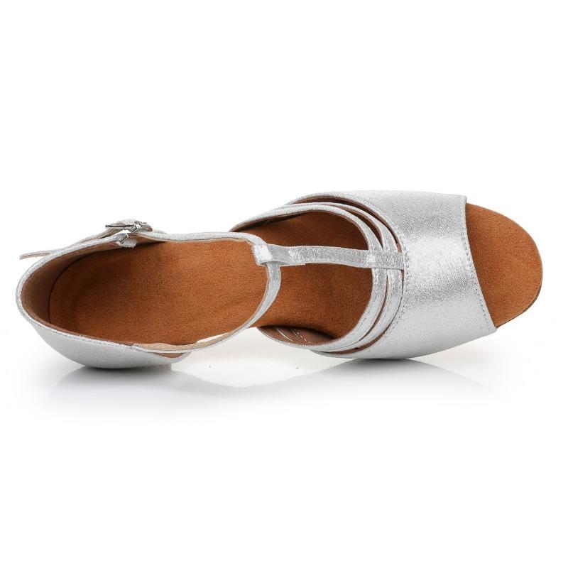 Lateinamerikanische Tanzschuhe für Damen, Gesellschaftstanz, Modern, Tango, Tanz-Performance-Schuhe, 4 cm Absatz
