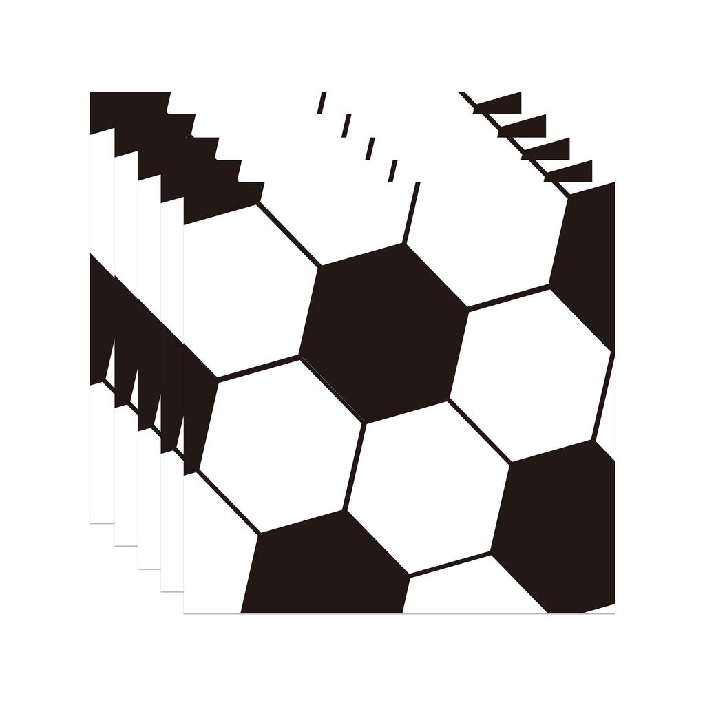 Soccer-Themed World Cup Party Decorations: Disposable Paper Plates, Cups, Napkins, and Tableware Sets