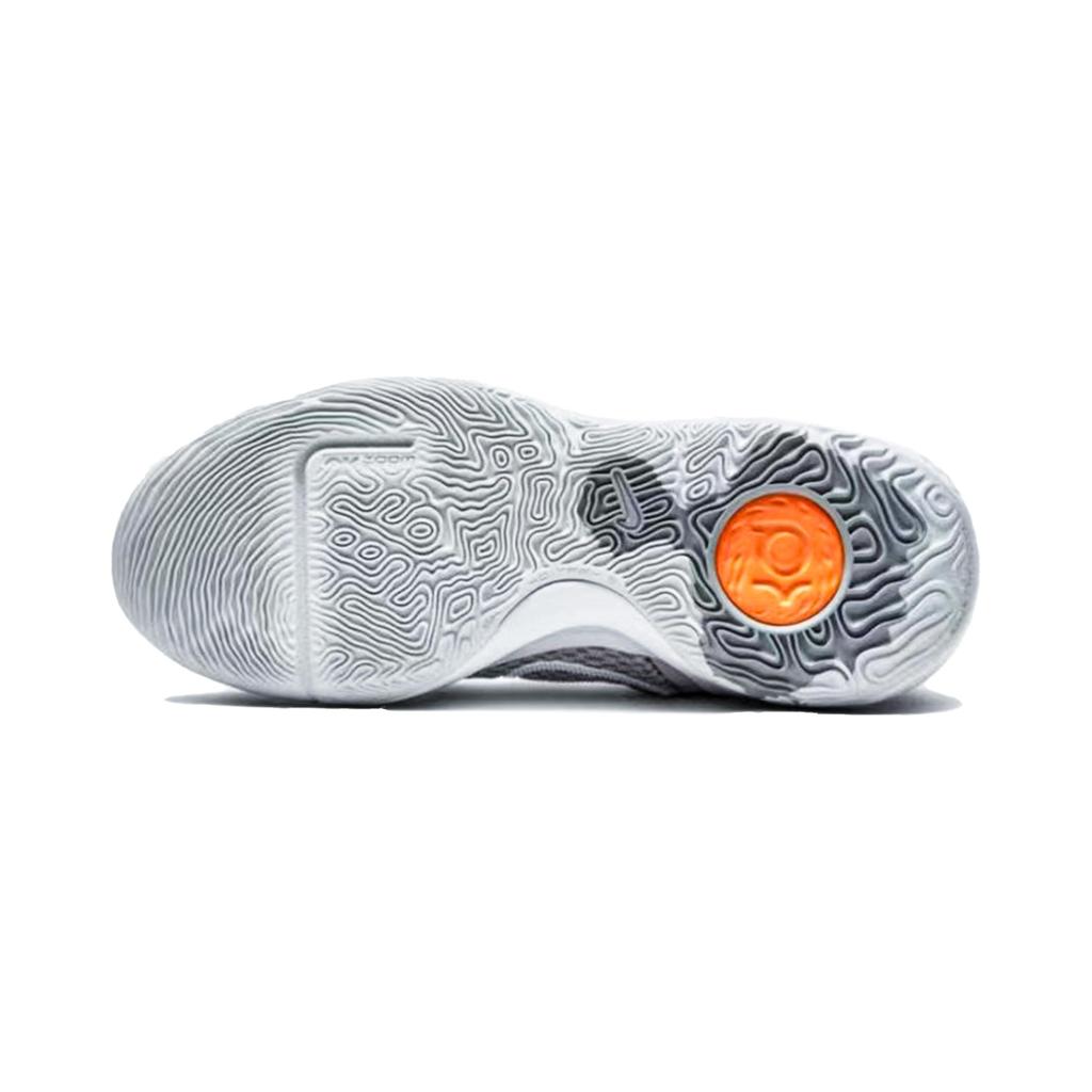 Nike KD Trey 5 IX Abriebfeste Mittelhohe Basketballschuhe Herren Grau Orange CW3402-011(Team631- )
