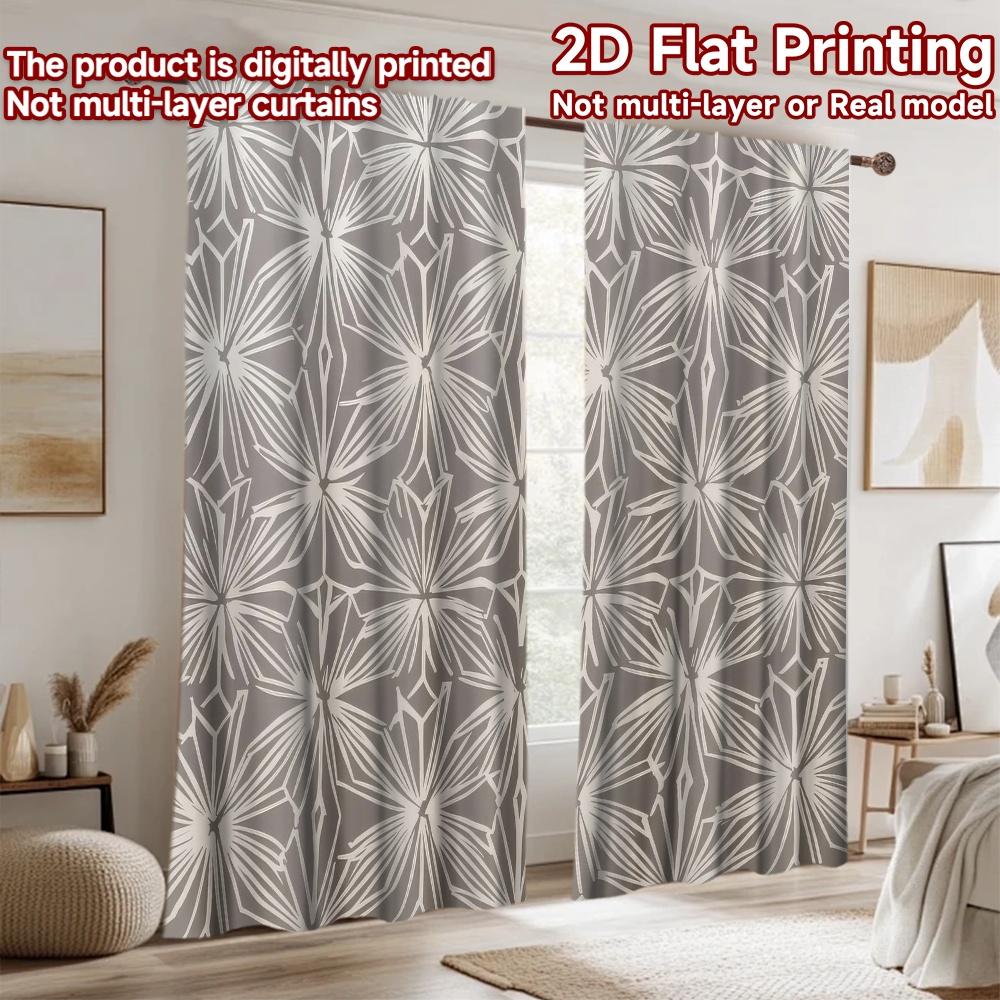 2D flat Photography Backdrop Background cloth Floral Geometric Design 100% Polyester Birthday Party Perfect for Outdoor