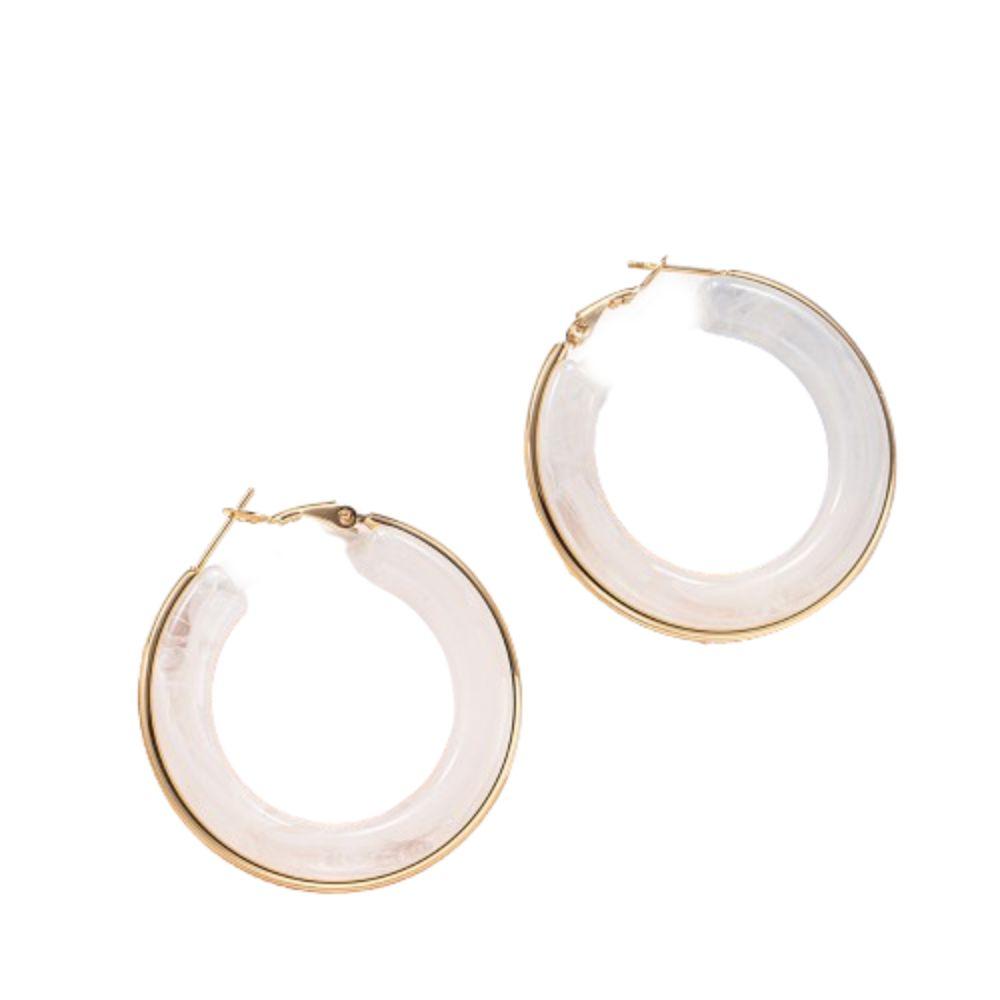 

Advanced Sense Hoop Earrings Personality Ear Needle Jewelry Accessories Hoop Ear Buckle Party