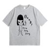 2026 Yoshitomo Nara Bang Bang Art Graphic T‑Shirt Unisex Crew Neck Short Sleeve Tee High Quality Casual Streetwear Aesthetic Art Lover Summer Tops