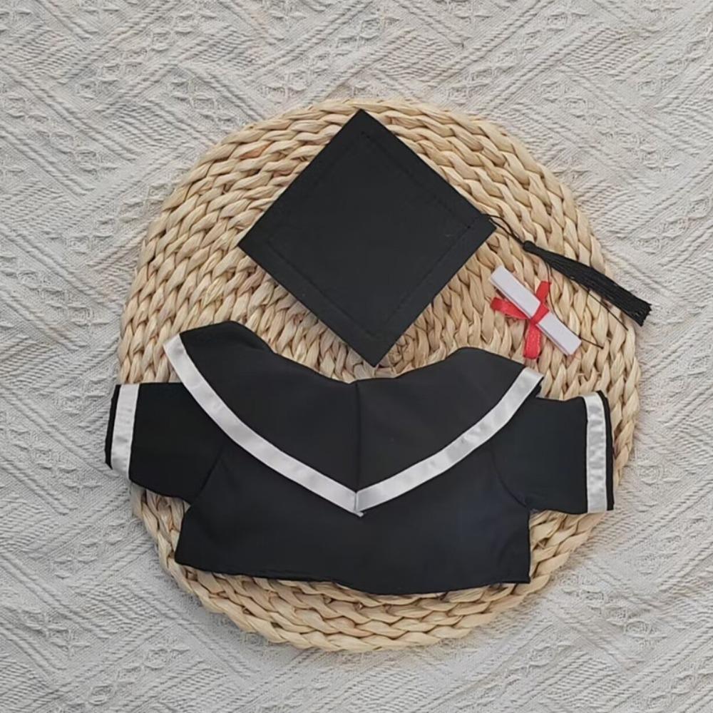 Plush Bear Graduation Bear Clothes Dress Up Plush Dolls Outfits Doll Graduation Clothes Girls Gift