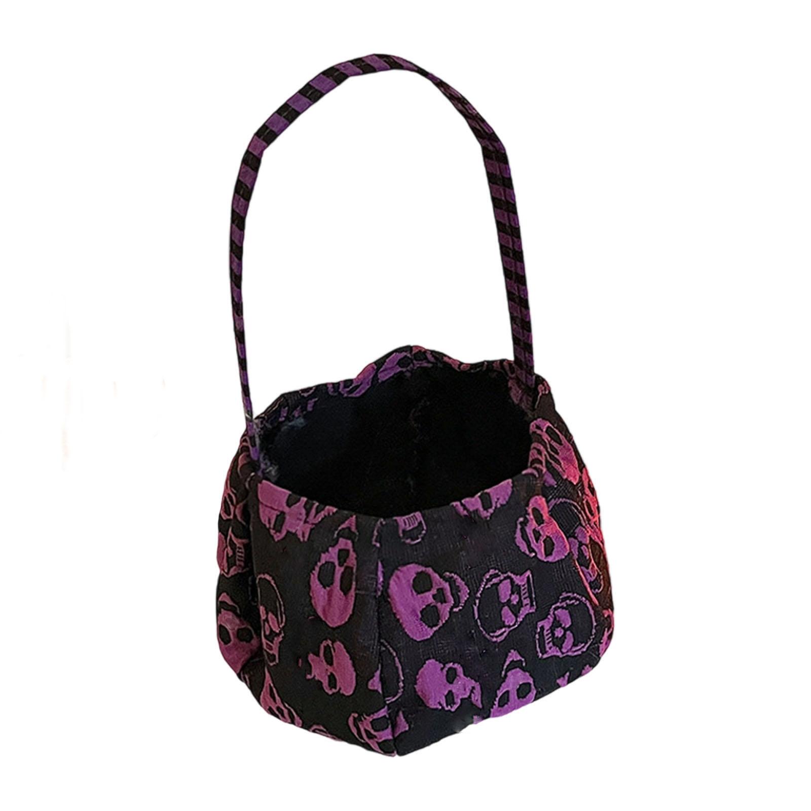 

Хэллоуин Детский реквизит Мешок для конфет Сумка Вечеринка Мешок-тыква One Size