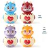 Children's Year of the Dragon Dinosaur Toy Car: Cute Press-and-Go Eggshell Design