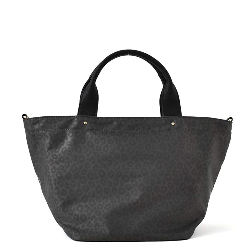 

[VITAFELICE] Vita Felice genuine leather handle 2way mini nylon tote bag ladies vinb-9r010z (leopard charcoal)