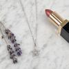 Five-pointed Star Necklace, Sparkling Rhinestone Stars Pendant Necklace, Adjustable Dainty Necklace Jewelry Gift for Women Girlfriend Friend