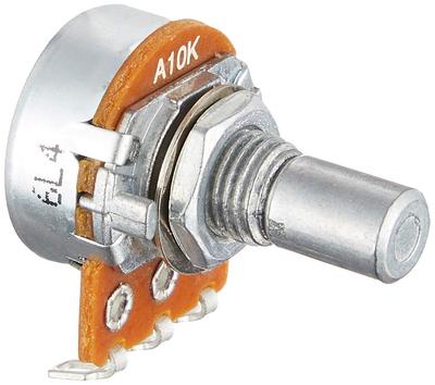 Alpha Denshi 16mm Potentiometer mit variablem Widerstand, Effektorteile, A-Kurve, 10 kOhm, 3 Stück [Alpha] TAE-VRP16-A10k-3p
