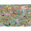 Puzzle jumbo jan van haasteren kinderfeestje 1000 pièces - dessins animés et bd - enfant - 12 ans - multicolore
