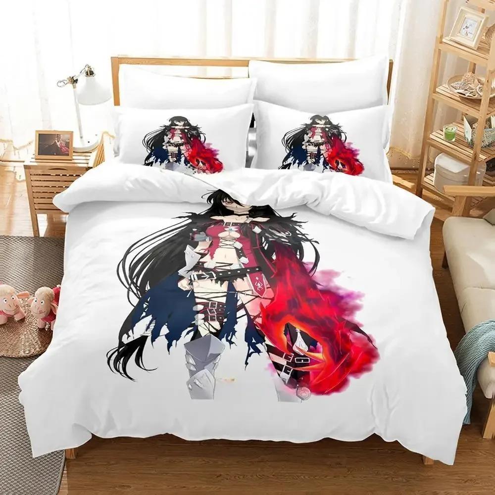 Comfortable Anime Print Duvet Cover Set With Duvet Cover And Pillowcases Single Twin Full Queen King Sizes For Adults And Kids