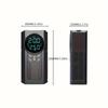 1pc Portable Cordless Car Battery Emergency Starter, Tire Air Pump, Air Compressor To Easily Inflate Tires, LED Display, With Flashlight