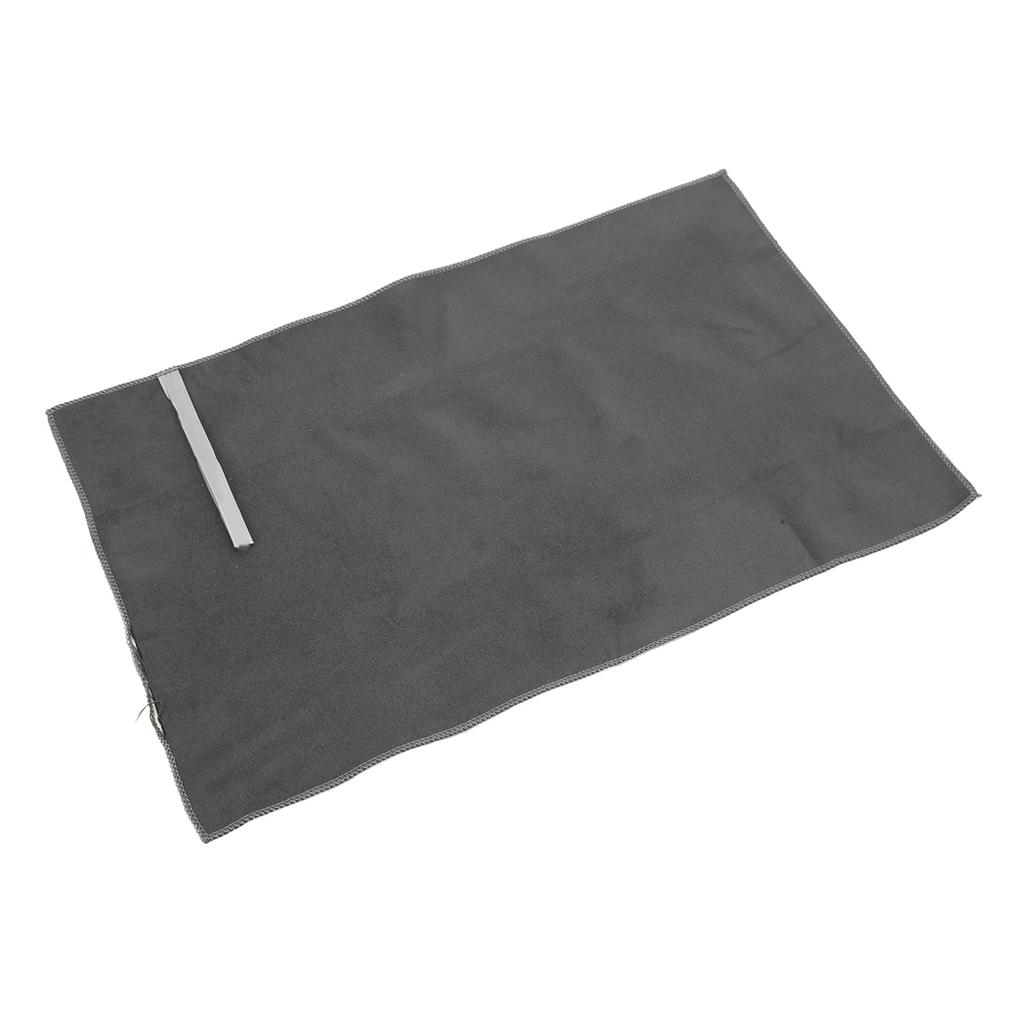Snooker Cue Cloth Remove Dirt Dust Soft Cotton Pool Club Cleaning Towel Dark Grey