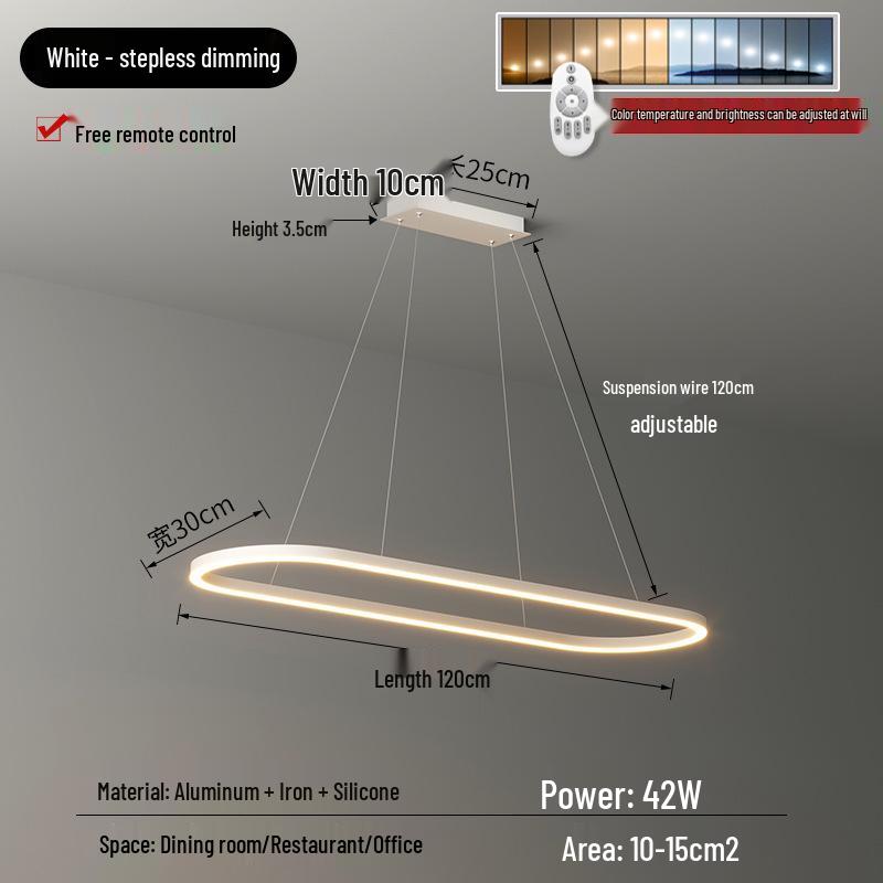 Nordic Modern Minimalist Chandelier for Dining and Reception Rooms