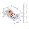 1:12 Dollhouse Miniature Bed Small Single DIY Scene Model Mini House