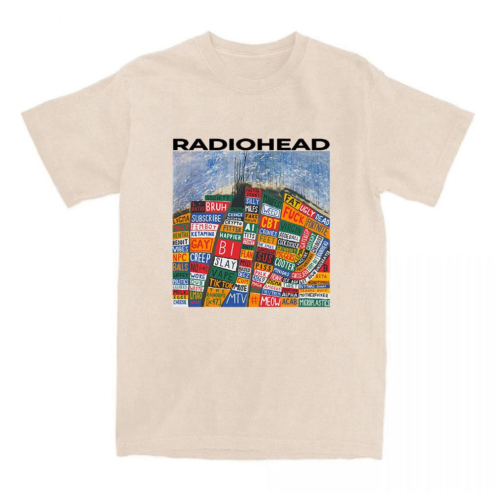Hail To The Thief Radiohead Tshirts Cotton Short Sleeve Fashion T-shirt Loose Casual Unisex Streetwear Women Men Clothing