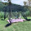 Summer Outdoor Camping Mosquito Net Easy Installation Corner Mounting Portable Netting Travel Mesh Bed Curtain Net