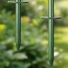 Pack Of 10 Green Plastic Garden Hose Guides For Secure Lawn Irrigation And Maintenance