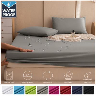 160x200cm Anti-mijt Matrasbescherming Pad Gladde Waterdichte Matrasbeschermer Cover voor Bed Nat Ademend Hypoallergeen