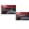 For Suzuki Vitara 2016 2017 2018   Car Rear Back Fog Light Lamp Frame Stick Styling ABS Chrome Cover Trim Part Hood 4PCs